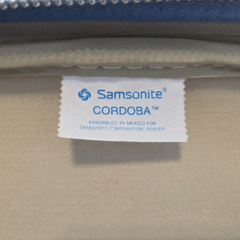 Vintage 70s Samsonite Cordoba Suitcase - Picture 12 of 16